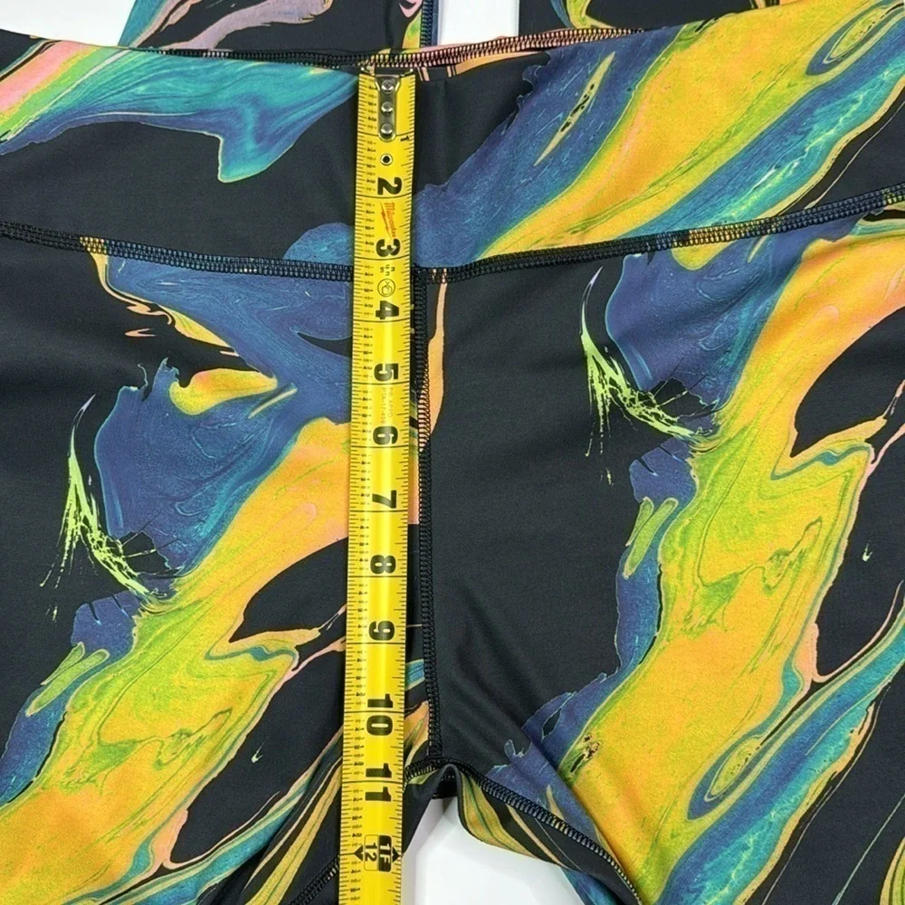 Nike One Luxe Auora 7/8 Marbled Pants Size XL